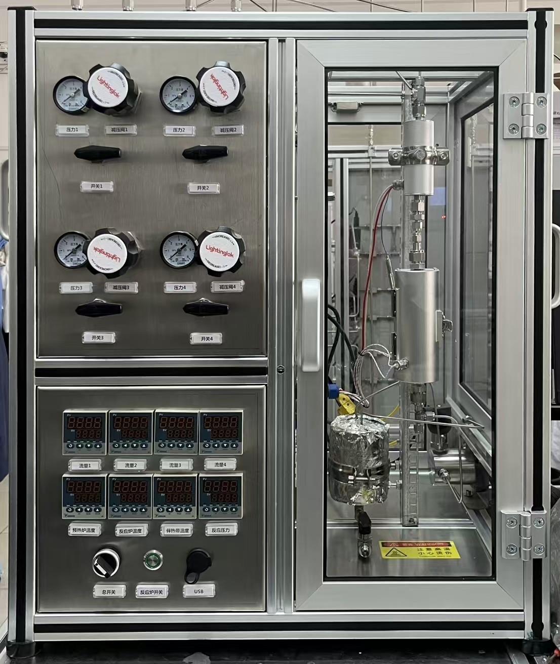 Benchtop High-Pressure Fixed-Bed Reactor